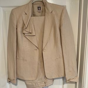 Linen suit